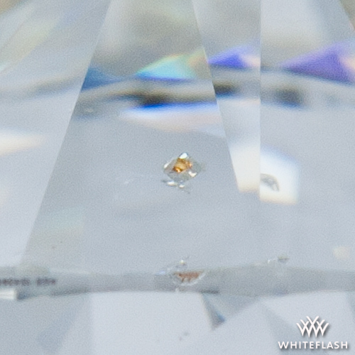 An amber colored crystal - stone can usually be identified.