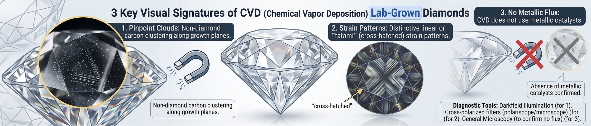 CVD Lab Grown Diamond Reference