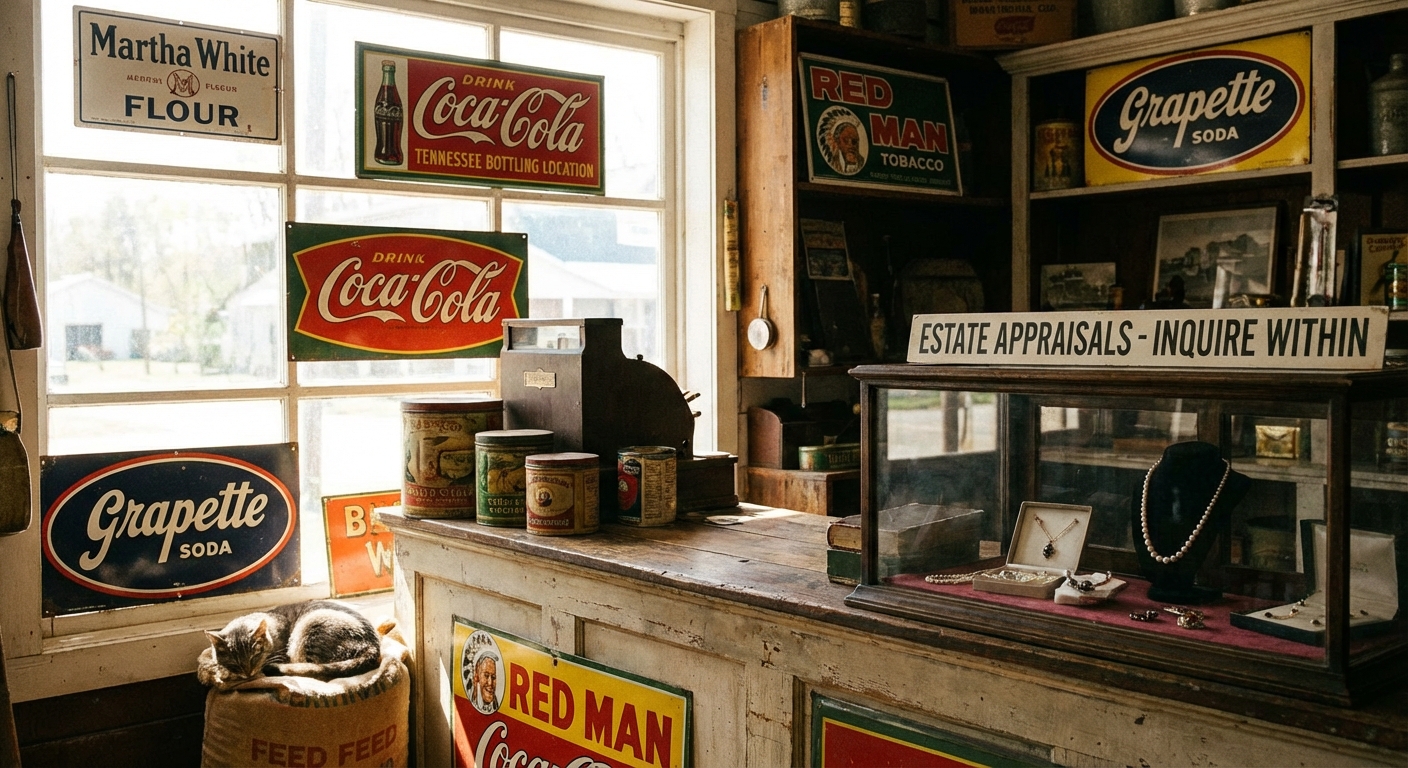 Echoes of the General Store: Vintage Advertising's Charm in Middle Tennessee