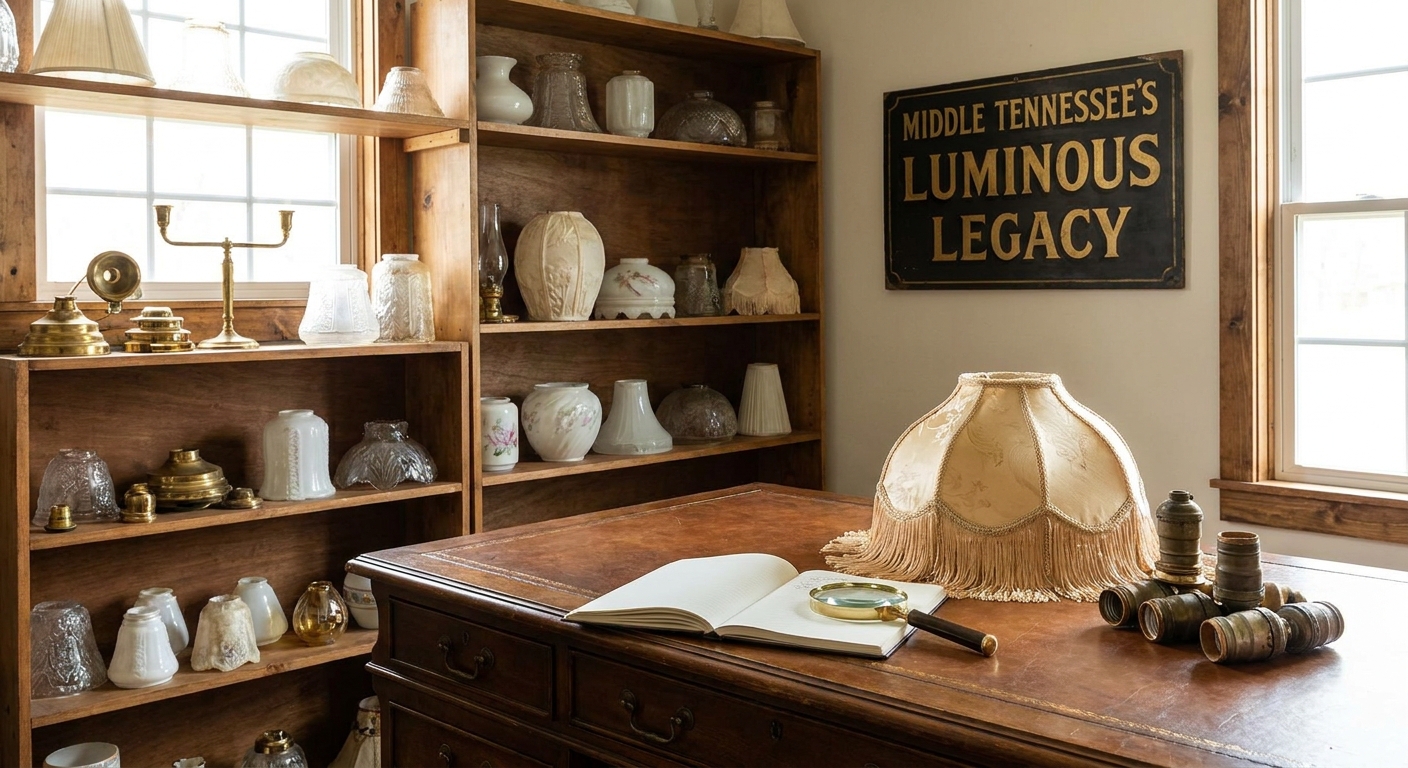 Middle Tennessee's Luminous Legacy: Antique Lamp Shades & Parts