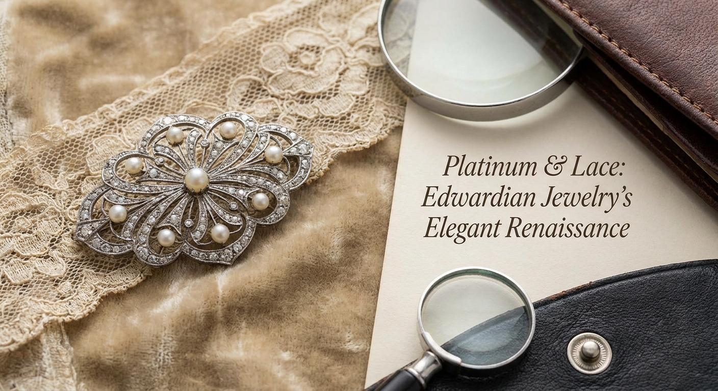 Platinum & Lace: Edwardian Jewelry's Elegant Renaissance