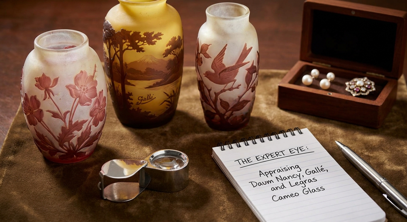 The Expert Eye: Appraising Daum Nancy, Gallé, and Legras Cameo Glass
