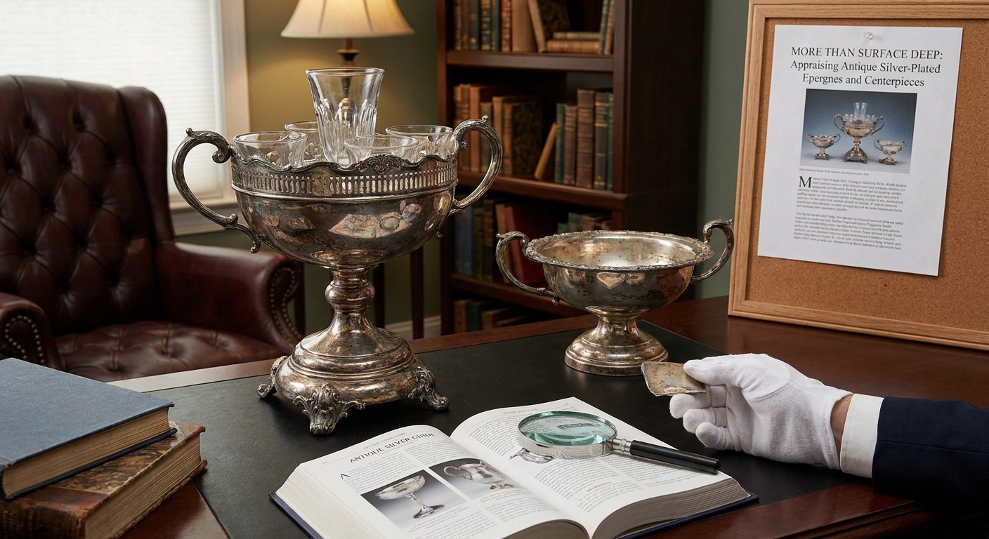 More Than Surface Deep: Appraising Antique Silver-Plated Epergnes and Centerpieces