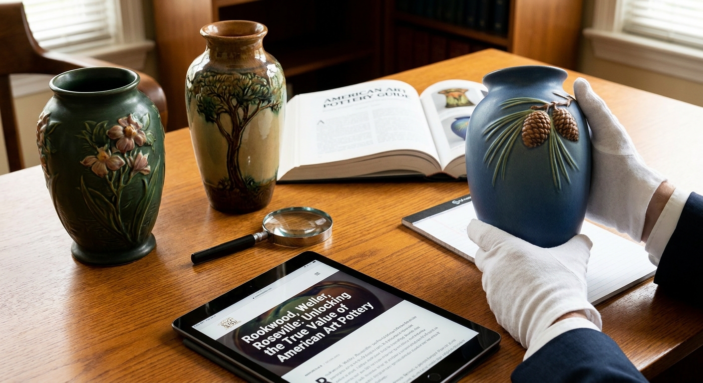 Rookwood, Weller, Roseville: Unlocking the True Value of American Art Pottery