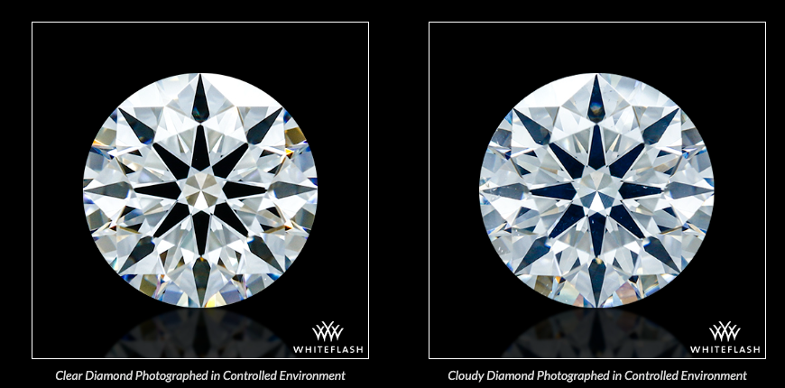 Clear vs Cloudy Diamond 2