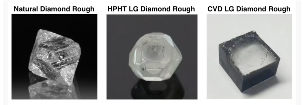 Natural vs Lab Diamond Rough